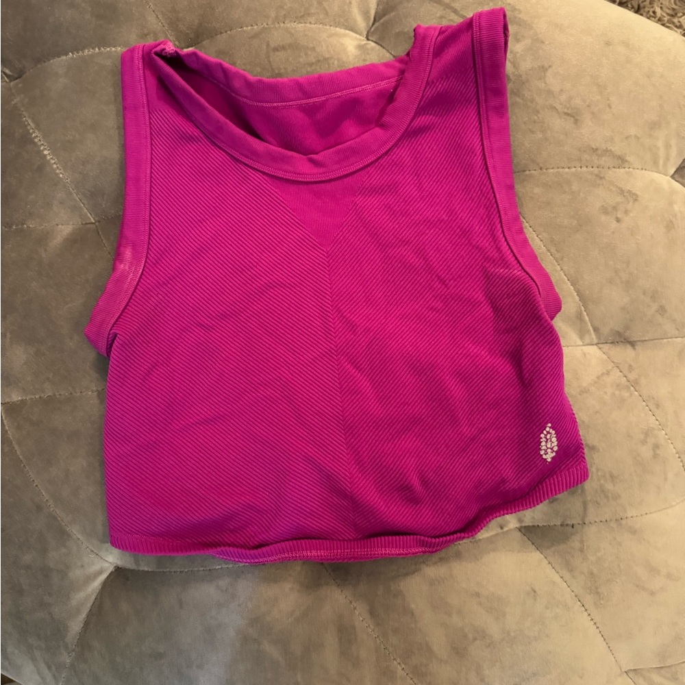 Free people Purple ribbed tank